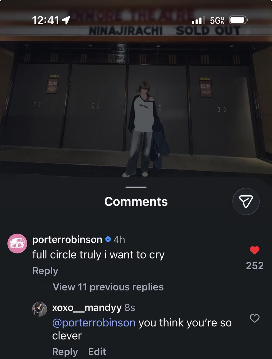 xoxo__mandyy22's tweet photo. did y’all see Porter’s comment on Nina’s insta post 😭 bro thinks this is funny https://t.co/gmeOp3C1cx