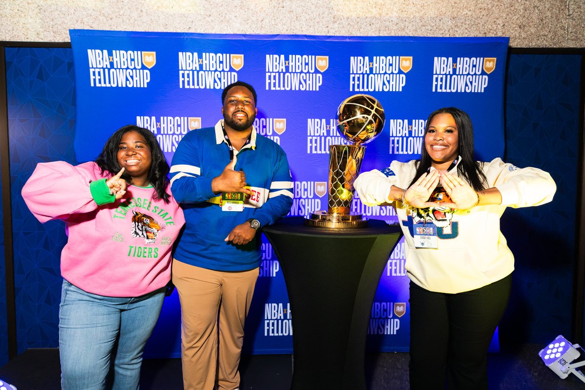 TSUedu's tweet photo. On and off the basketball court, TSU alumni are making major plays. 🔥🏀

Congratulations to Sydney, Miles, and Peyton on being selected for the NBA HBCU Fellowship, earning internships with the @hornets @DetroitPistons , and @utahjazz.
 
Read more here: https://t.co/t9o9seubWd https://t.co/ZVpenKQbqd
