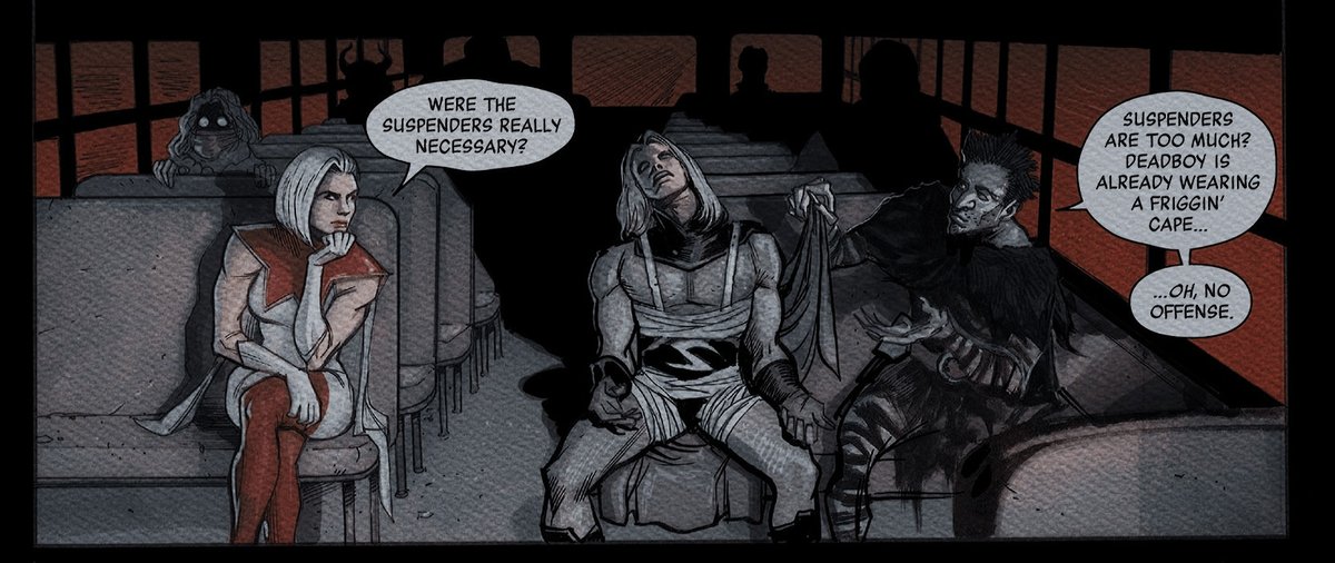 rpleystar's tweet photo. ㅤㅤㅤ  
ㅤㅤㅤ  
i've heard the stories. i thought the Sentry was someone more imposing.
ㅤㅤㅤ  
ㅤㅤㅤ https://t.co/b7Tbz6IfGt