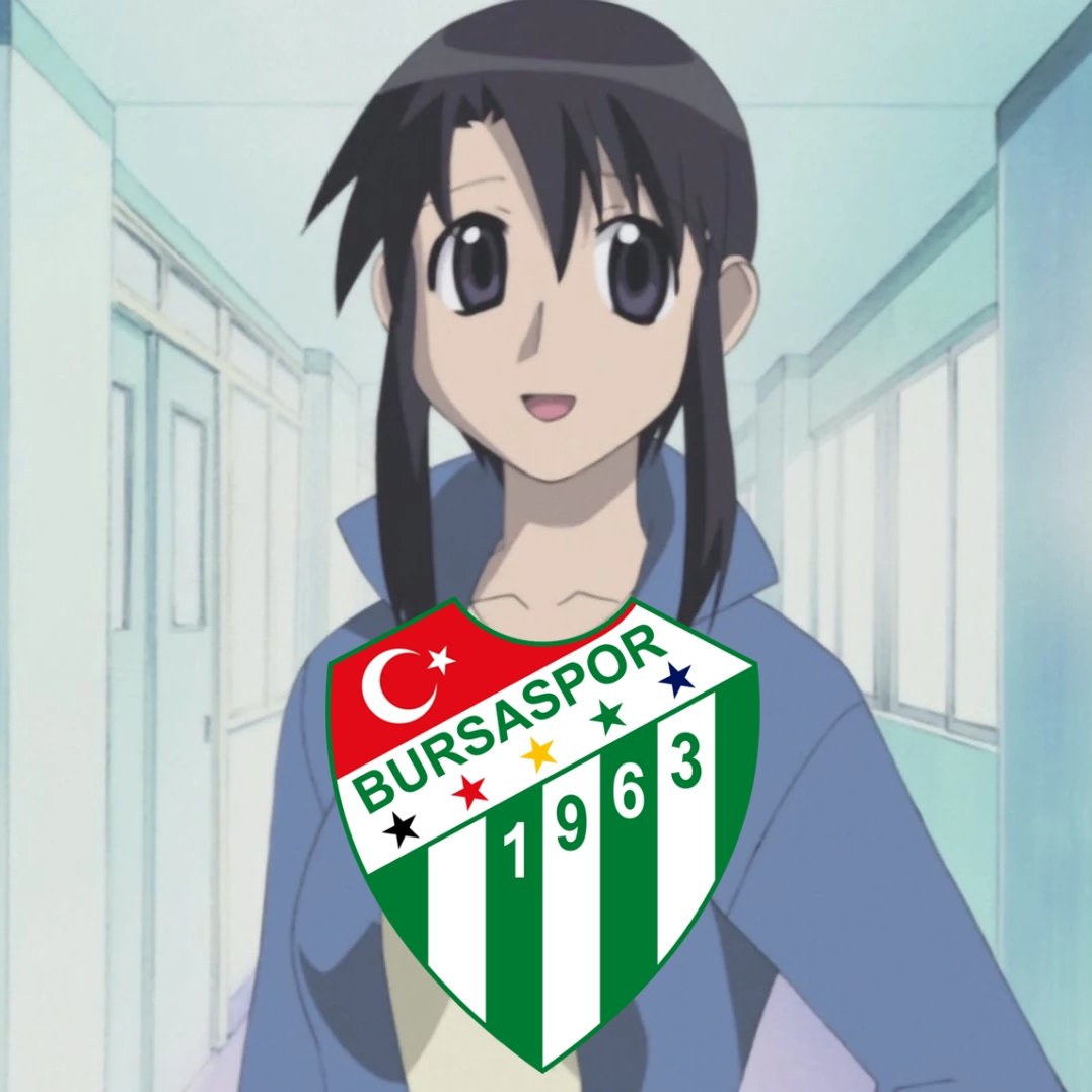 Zirc570's tweet photo. Turkish teams i belive Azumanga Daioh characters would support i made this because im bored https://t.co/00cYZRXB7c