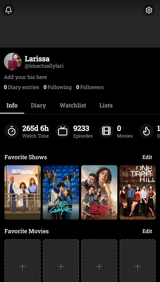 imactuallylari's tweet photo. Fiz minha transferência para o bingeboxd e agora eu vou ter que caçar onde estão esses 2 mil episódios que ficaram pra trás 🙄 https://t.co/oZl1E8yK2x