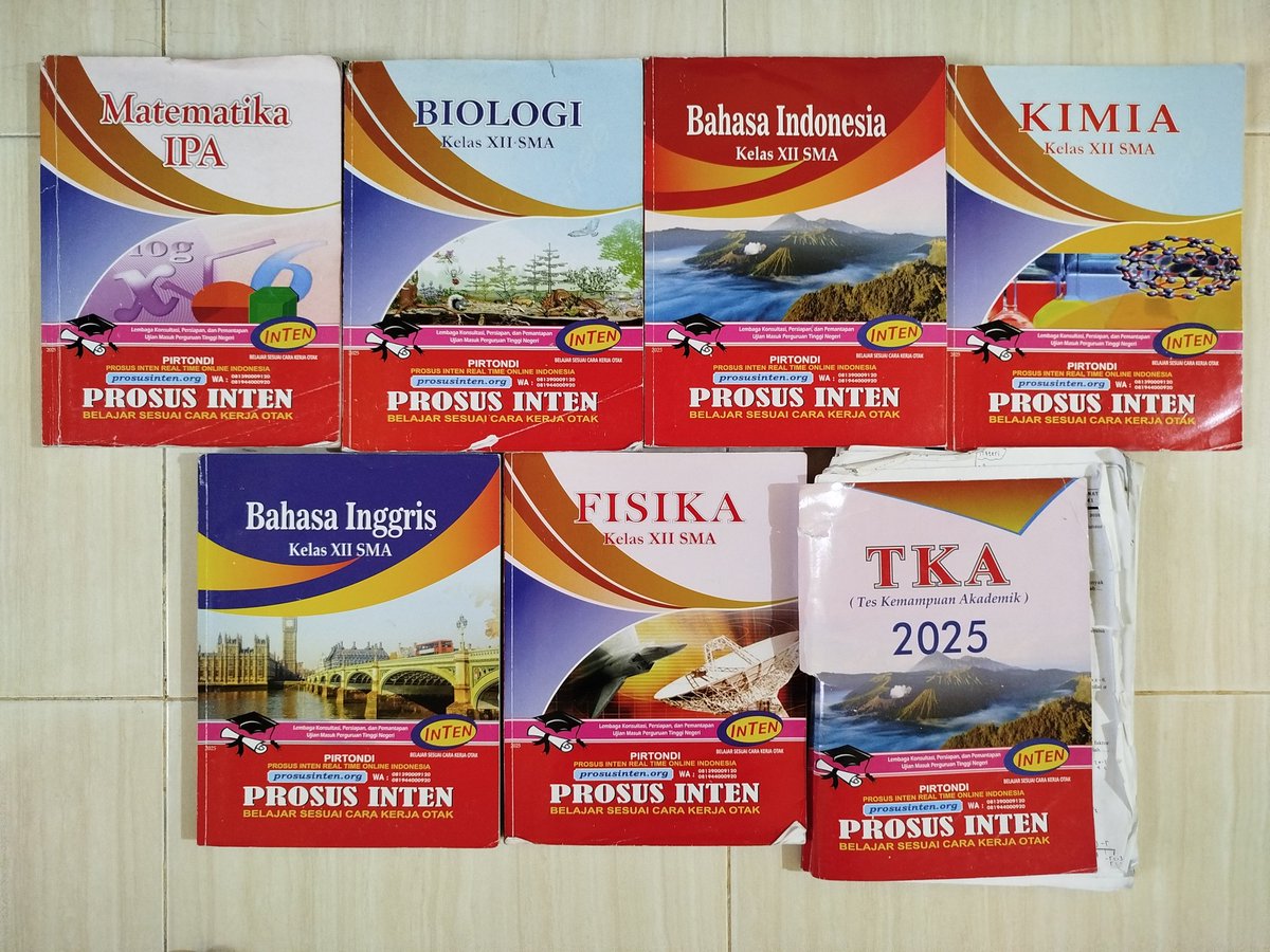 PawangLimbah's tweet photo. HI ANGKATAN 27 yang ambis utbk yuk, aku jual buku inten mulai dari buku utbk, mandiri, buku saintek, TKA, dan kertas mandiri, diskusi, kuis, juga buku OSN kebumian. Ada beberapa coretan pake pensil/pena.
*Harga bisa dinego* *minat dm*
#snbt #utbk #inten #buten #ptn #tka
#wangsit https://t.co/7wE8BxAkJj