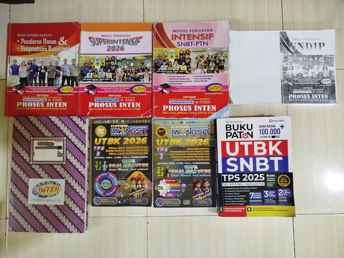 PawangLimbah's tweet photo. HI ANGKATAN 27 yang ambis utbk yuk, aku jual buku inten mulai dari buku utbk, mandiri, buku saintek, TKA, dan kertas mandiri, diskusi, kuis, juga buku OSN kebumian. Ada beberapa coretan pake pensil/pena.
*Harga bisa dinego* *minat dm*
#snbt #utbk #inten #buten #ptn #tka
#wangsit https://t.co/7wE8BxAkJj