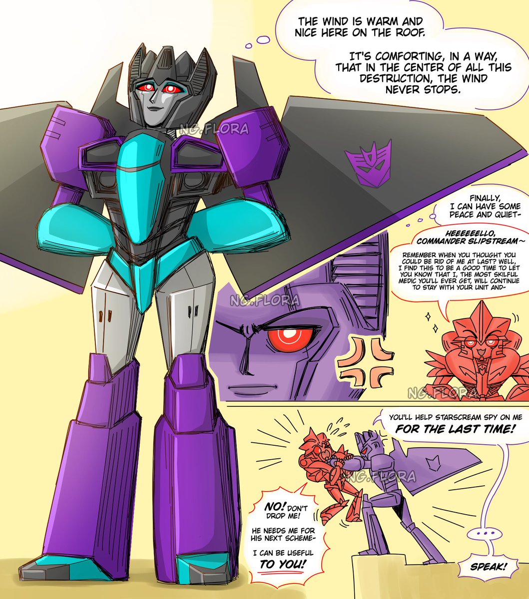 Flora88Ng's tweet photo. #Transformers #Earthspark #Slipstream #KnockOut #maccadam
Slipstream "One day I'll get you, and when I do, it'll look like a bloody accident." https://t.co/lBPVJXDiPh