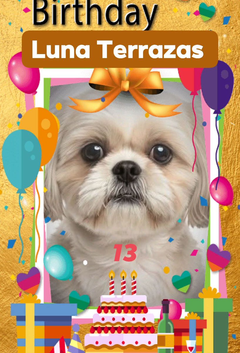 SergioTerr89290's tweet photo. Happy Birthday 🎂  Luna Terrazas 💓  13 th Year's old 😘 💖 ❤️ 💕 💗 💓 😘 💖 ❤️ 💕 💗 💓 😘 https://t.co/0XQ61U1KwL