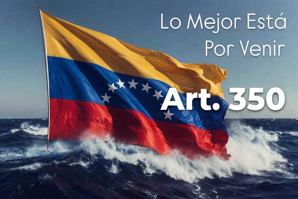 ManoDeDios17's tweet photo. Invoco el Artículo 350 de la Constitución de Venezuela 🆘🇻🇪🆘

Y ME DECLARO EN DESOBEDIENCIA CONTRA EL RÉGIMEN CRIMINAL . 

🆘️Exigimos una Junta de Gobierno Democrática.

🆘️Cronograma Electoral Ya.
 
Esto no es negligencia, es genocidio. 

¿Hasta cuando? 🤬✊🏻🇻🇪🆘😡✊🏻 https://t.co/05EPX3VUBI