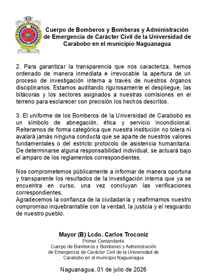 bomberuc's tweet photo. Comunicado Oficial 

@bomberuc
Disciplina, Estudio, Abnegación https://t.co/h6BJ3Hjwxo