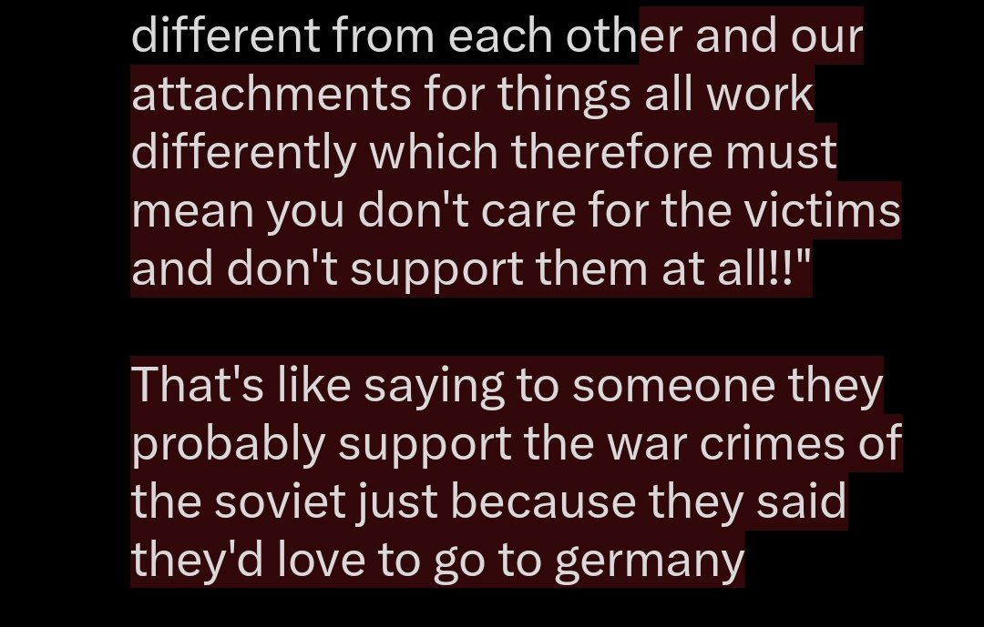 queeriocheeriou's tweet photo. @mochqax @Squiggle_pop @louiseberrypie This is genuinely such a stupid statement brodude
Do you even hear yourself??

"You still playing this game you have an emotional attachment to which I will shame on you because I didn't have the same experience and won't understand the fact that we're all https://t.co/bedYOKyCl7