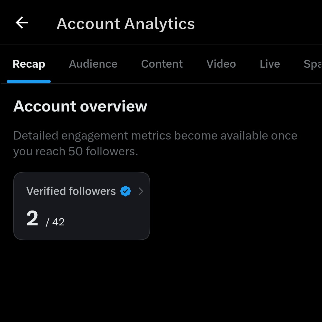 subucut07's tweet photo. Only 2 verified followers so far. 🥹
I need 50 followers to unlock full Account Analytics on X.

If you enjoy my content, please follow me. ❤️
Comment "Done" and I'll follow you back.

Let's reach 50 together! 🚀

#FollowBack #XCommunity #GrowTogether #SupportCreators https://t.co/YUNTckPppJ