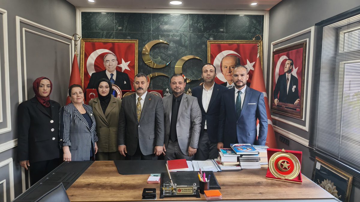 Sanliurfa_MHP's tweet photo. Milliyetçi Hareket Partisi Haliliye İlçe Başkanlığı görevine atanan Sayın Yusuf Aydoğdu ve Yönetim Kurulu Üyeleri, İl Başkanımız Sayın Ecz. Osman Mutlu’yu ziyaret ettiler.

İlçe Başkanımız Sayın Yusuf Aydoğdu'ya nazik ziyaretlerinden dolayı teşekkür ediyor, yeni görevinde üstün başarılar diliyoruz.