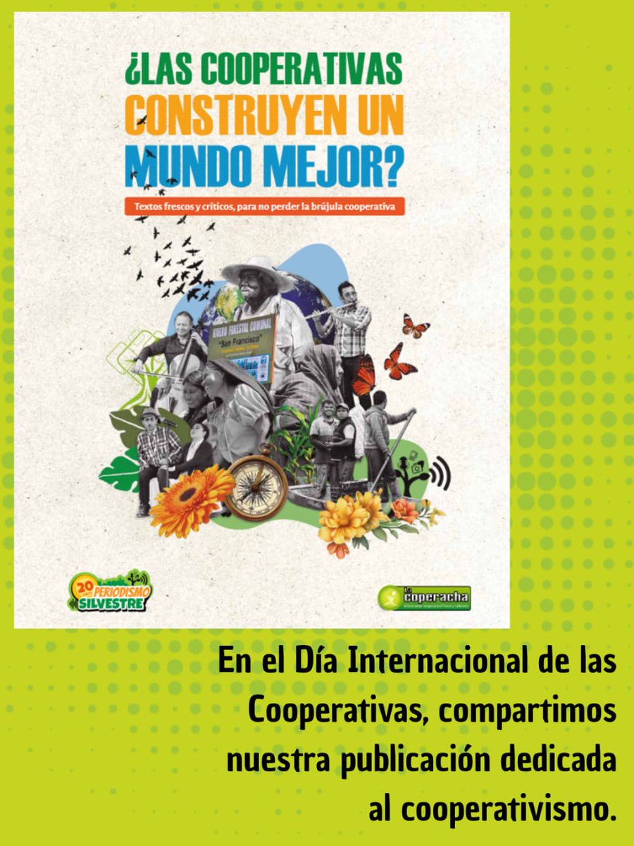 La_Coperacha's tweet photo. ¿Las #cooperativas construyen un mundo mejor? contiene reflexiones sobre las aportaciones del sector social para transformar la cancha global. Fue publicado en 2025, #AñoInternacionaldalasCooperativas.

Descárgalo aquí https://t.co/3UHxMGO6qg    #DíaInternacionaldelasCooperativas https://t.co/lffIjhtOpB