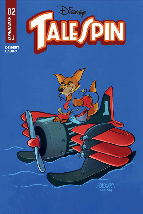 DTVANews's tweet photo. Where the heck did all these new planes come from!?

TALESPIN #2 by @DynamiteComics written by Amanda Deibert with amazing covers by Carlo Cid Lauro.

Available: September, 2026

#TaleSpin https://t.co/keOtZpOX9T