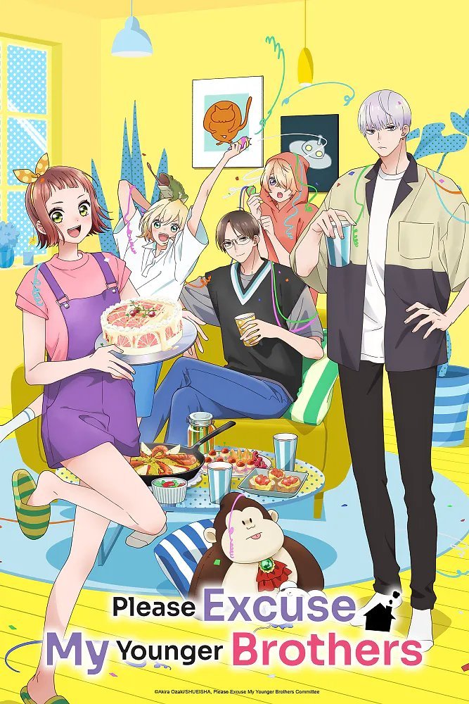 animeupdates's tweet photo. 'Please Excuse My Younger Brothers' New Anime is now streaming Episode 1 on Crunchyroll! https://t.co/0ZatvBe2ZC