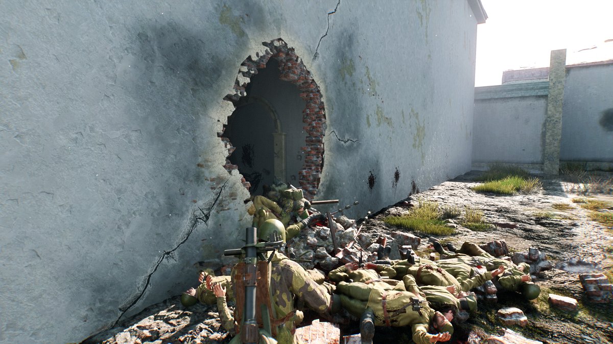 ParaDivisionYT's tweet photo. "Should We Walk Around Or Take The Path That Got 10 Before Us Killed...?" 
- classic enlisted team mates moment https://t.co/cJD7kcEY2u