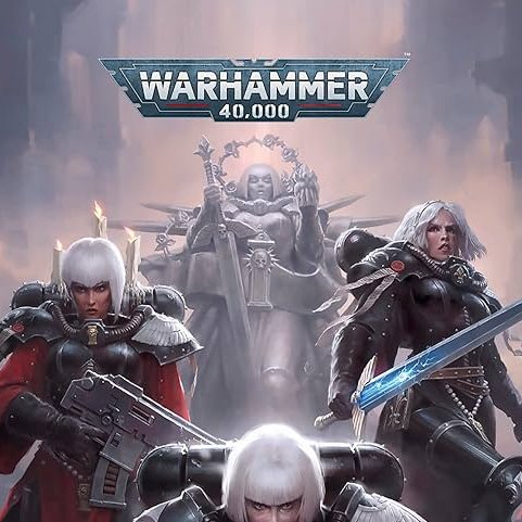 VerdictLovesYou's tweet photo. @cmdr_duck Literally in their latest Sororitas Warhammer+ work, the main character is a woman of serene beauty who is NOT muscular.

Also during the age of apostasy they were described as the most beautiful women being called the Brides of the Emperor. Also:

What a silly woke boy. https://t.co/Cm03OimdOs