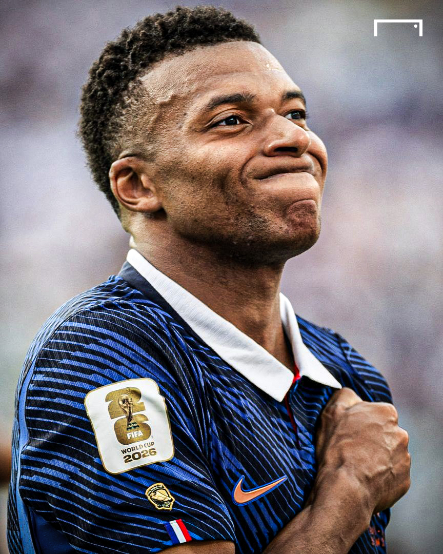 goal's tweet photo. 🏆🔜 World Cup 
🏆🔜 Golden Boot 
🏆🔜 Golden Ball 
🏆🔜 Ballon d’Or 

Louis Saha thinks Kylian Mbappé is about to complete a historic clean sweep in 2026. Is anyone stopping him? 👀🇫🇷

🔗 https://t.co/7CMwqsnj7s https://t.co/nx5gfXAHWq