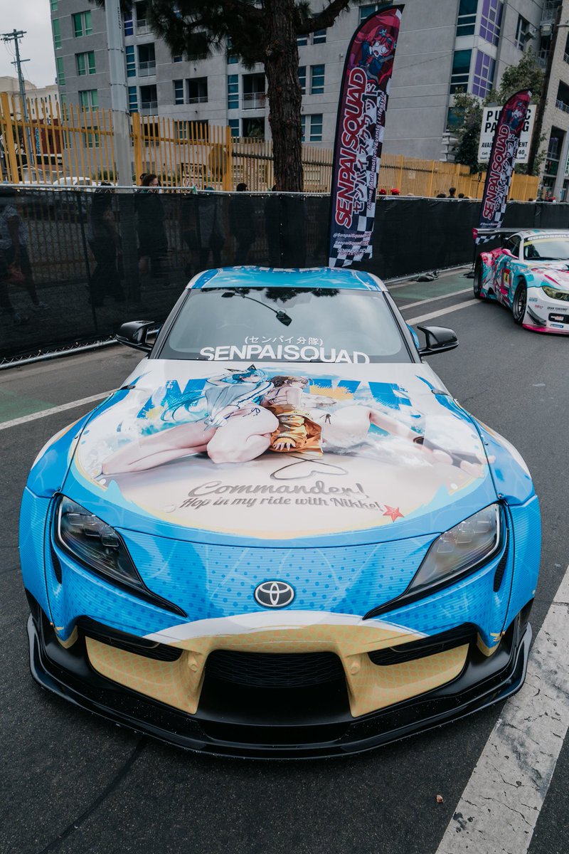 SenpaiSquadNet's tweet photo. Senpai Squad NIKKE Itasha at Anime Expo 🏁 @AnimeExpo https://t.co/x80hWZ7QLl