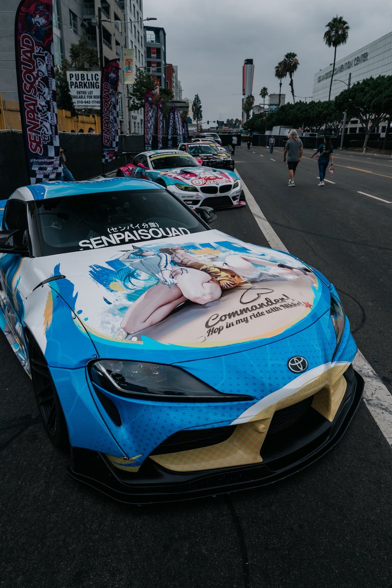SenpaiSquadNet's tweet photo. Senpai Squad NIKKE Itasha at Anime Expo 🏁 @AnimeExpo https://t.co/x80hWZ7QLl