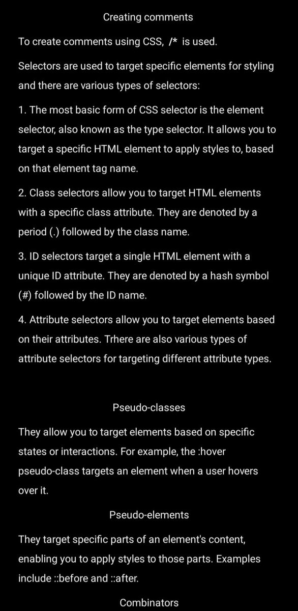 JemTee_44's tweet photo. DAY 3 ON ESSENTIALS OF CSS 💯 https://t.co/sJfqFORbVP