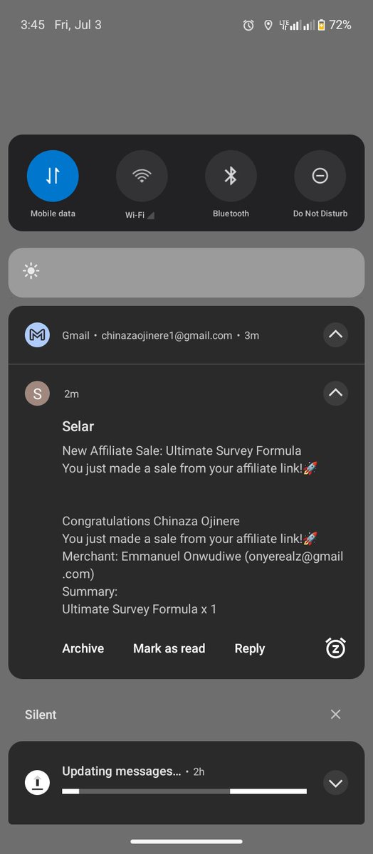 OjinereChinaza's tweet photo. First sale in July😮‍💨🔥
Thank you for ur support and the support group Sir @coachmanuel001
Today I fell Elumelu😌😂🚀.... tomorrow I gats double up cuz ehh, it's not easy buh all thanks to God ❤️✨ @tryselar @USF_COURSE mb https://t.co/bQyXr4j88l