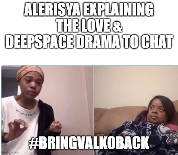 alerisya's tweet photo. I spent the first 20 to 30 minutes of my stream last night talking about this. Bring back my boy, @Love_Deepspace 

#BringValkoBack https://t.co/xoa0ajfFPo