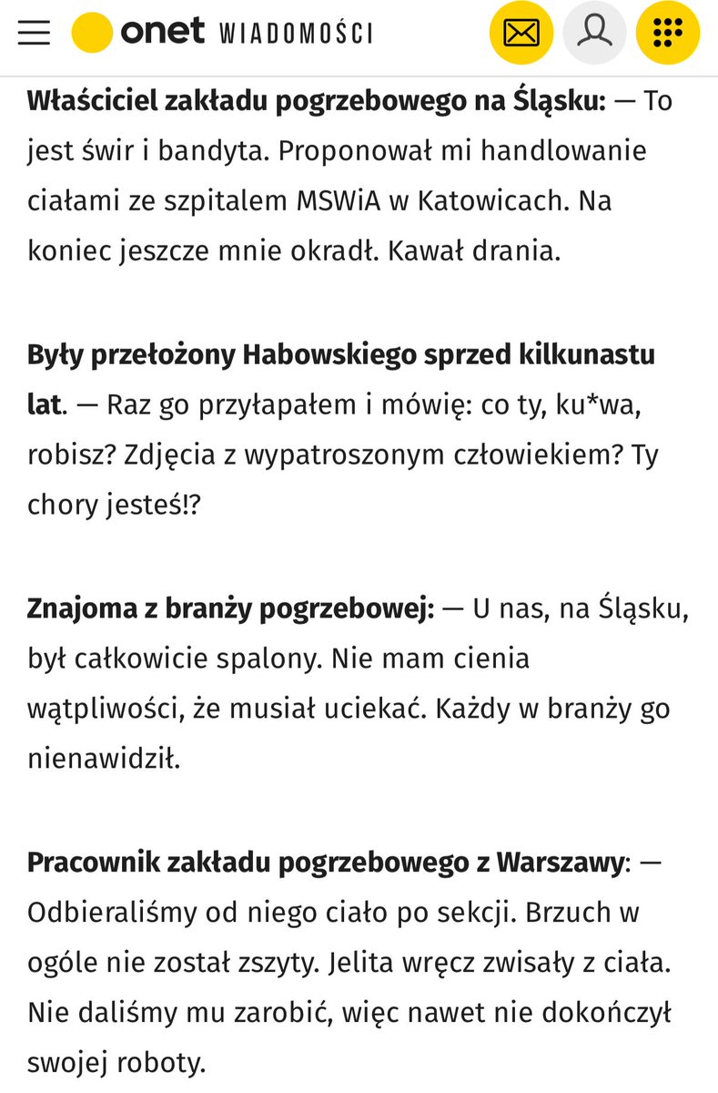 MrJohnBingham's tweet photo. Handlarz zwłokami i zwisające jelita. Czy Wilanów i Jagodno mnie słyszą? https://t.co/xac7zGGrNk