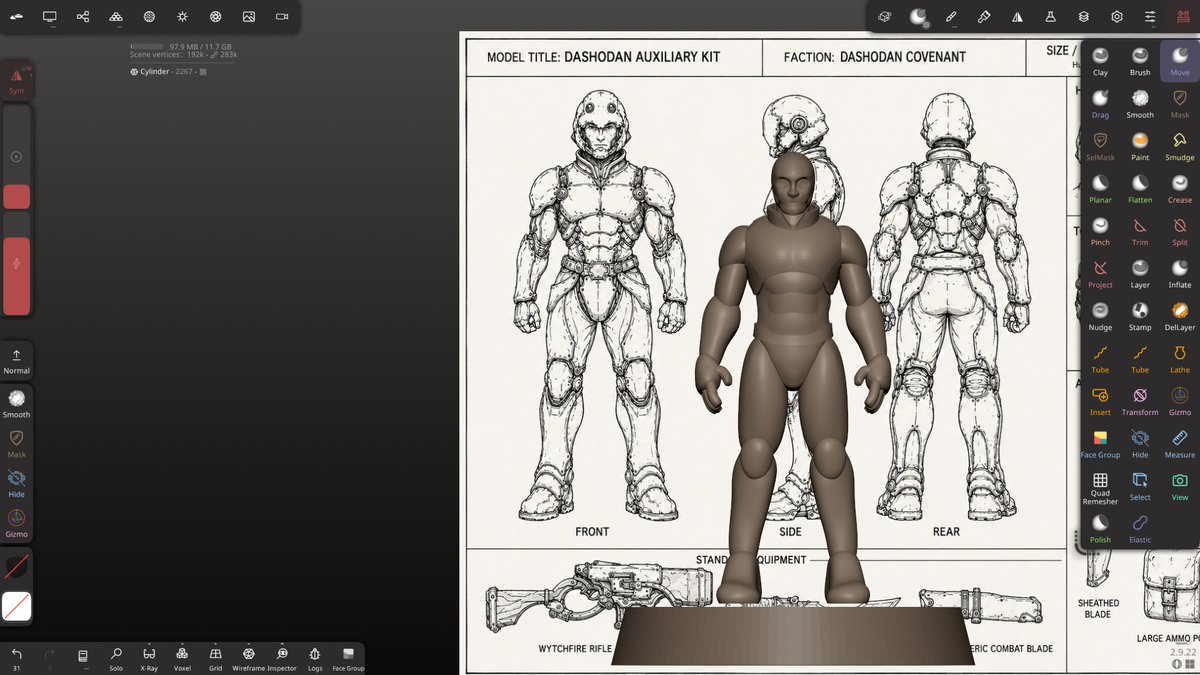 LemonRazor1's tweet photo. For my tabletop gaming homies: 
What's the consensus these days on "Heroic Scale" miniatures? 
I recall this being a bitter back and forth on how models should be proportioned. 
Does this matter anymore, or have we come around to "as long is it looks cool"? https://t.co/aYTXECCgi4