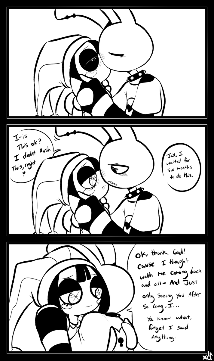 XObunny04's tweet photo. Double AU

Got nothing to say. Enjoy 😏😏😏
Make sure to click the image to see the whole comic!!!

23/?? https://t.co/S7pRnFi19F