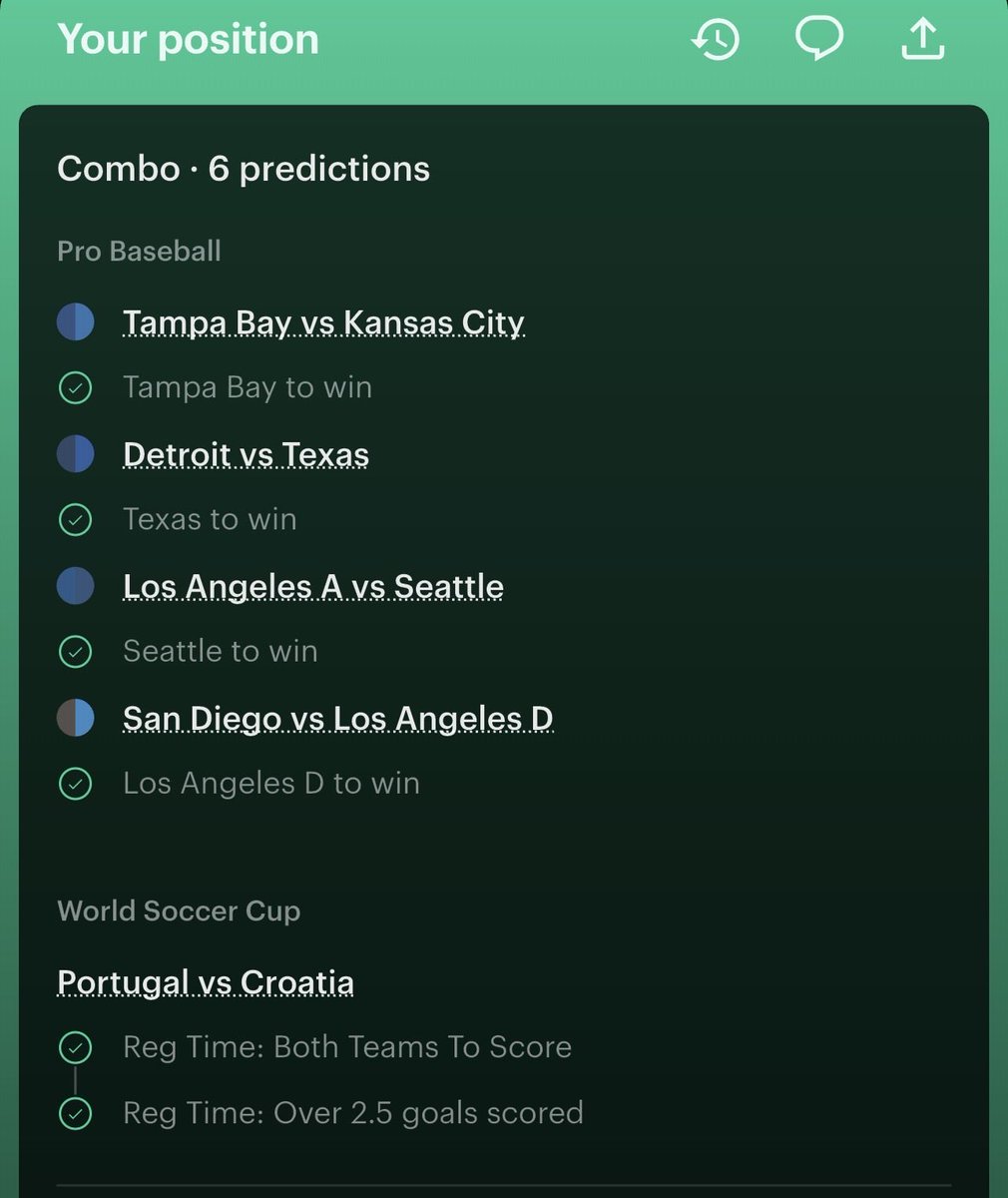 Propskiii's tweet photo. The Dodgers game back from 0-6 to cash this beautiful parlay 💸

#kalshisking https://t.co/3aC43938h6