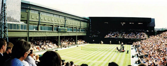 HistorianTennis's tweet photo. A look at the old No. 1 Court at Wimbledon

It was attached to the west side of Center Court. Built in 1924, it was used in 67 Wimbledon Championships.

It was replaced by the current No. 1 Court in 1997. https://t.co/uHGvYDgFFj