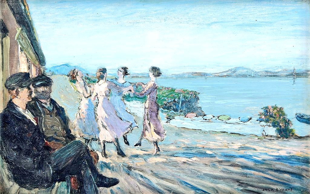 arealmofwonder's tweet photo. "Walk on air against your better judgement."
      ~ Seamus Heaney

Summer Evening • Rosses Point
       🎨 Jack B. Yeats (1922) https://t.co/xH1Xr6mhs0