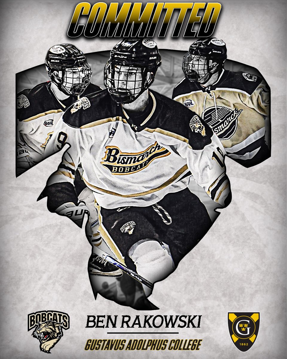 ZhangLiuVC's tweet photo. 🚨 COMMITTED 🚨

The Bismarck Bobcats are proud to announce that forward Ben Rakowski has committed to continue to his collegiate hockey and academic career at Gustavus Adolphus College! Read all about it with the story link below!

https://t.co/J1c2NBPQu0

📸: Hope Magelky https://t.co/G4ooEMww1c