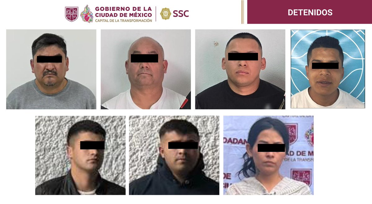 PabloVazC's tweet photo. #Importante | Resultado de trabajos de investigación tras un ataque armado ocurrido el 05 de abril de 2025 en un bar ubicado en @AlcaldiaMHmx donde cuatro personas resultaron lesionadas, compañeros de @SSC_CDMX ejecutaron siete órdenes de aprehensión - dos de ellas en reclusión - por el delito de asociación delictuosa agravada en contra de los presuntos responsables.

Los detenidos, Alexis "N", Víctor "N", David "N", Wendy "N", Diego "N", Adrián "N" y Juan Eduardo "N", están presuntamente relacionados con un grupo delictivo generador de violencia vinculado con diversos delitos de alto impacto en #Tlalpan, #LaMagdalenaContreras y #MiguelHidalgo. 

Agradecemos el trabajo conjunto y la coordinación con la @FiscaliaCDMX para lograr estas detenciones. Seguimos trabajando con acciones de inteligencia e investigación para la detención de generadores de violencia y la construcción de una ciudad más segura, justa y en paz.