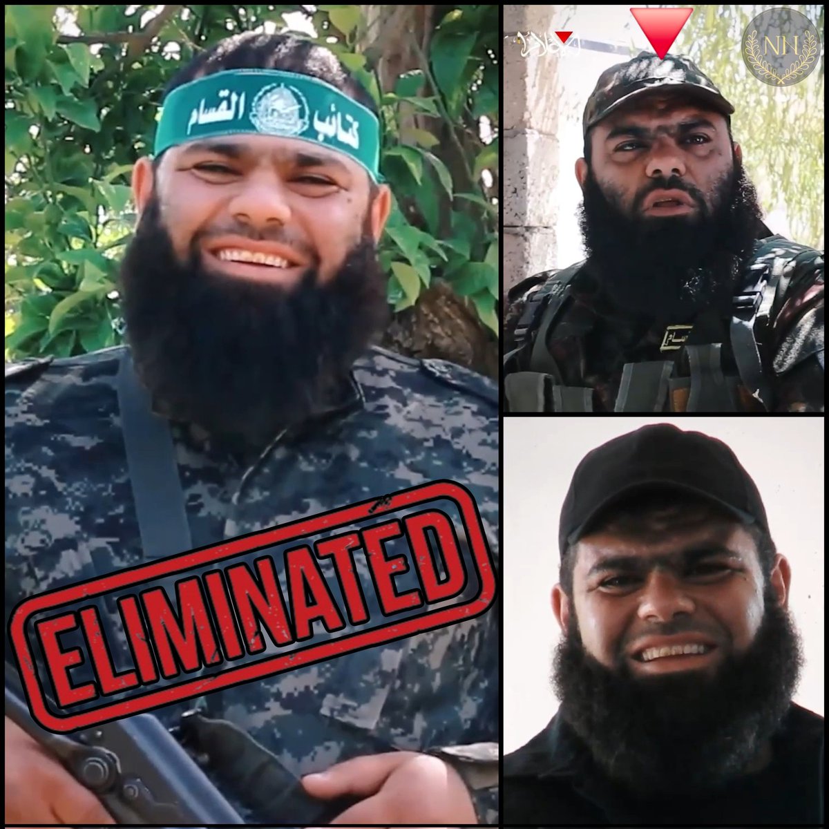 HuntersOfNazis's tweet photo. ELIMINATED ❌️

The Hamas terrorist commander Muhammad Awni Taha was permanently neutralized by the IDF in the Gaza Strip.

The Nazi is not smiling anymore.

ONE. BY. ONE. 💥 https://t.co/9NAwRanCav