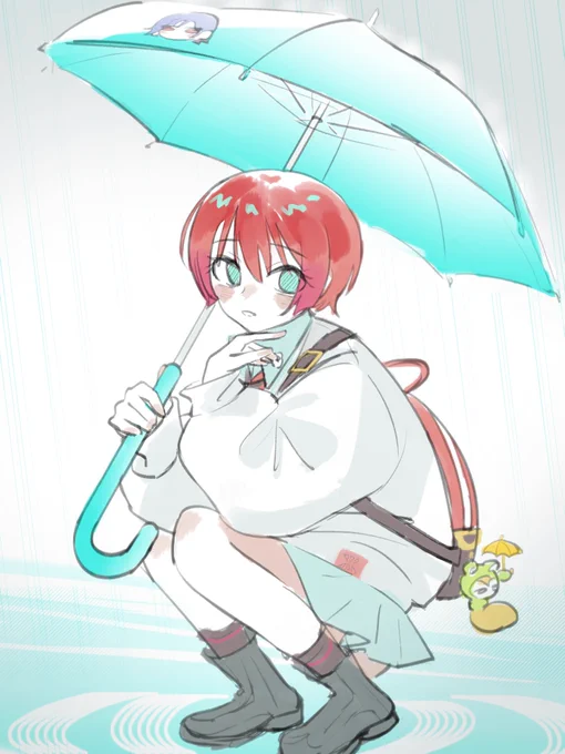 My keychains always get wet when it rains #GQuuuuuuX #ジークアクス #マチュ