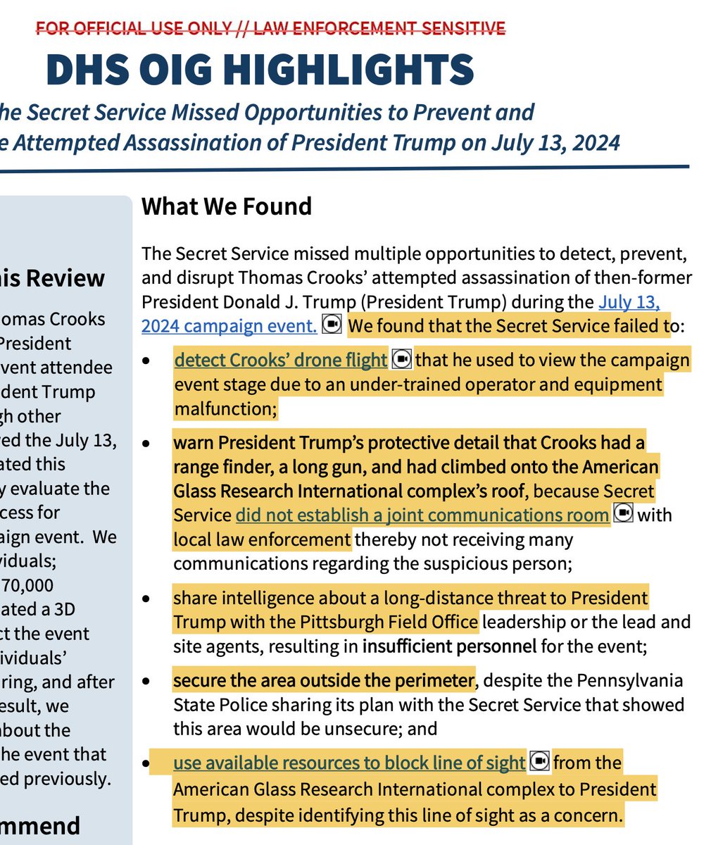 ericgarland's tweet photo. The Secret Service's conduct in July 2024 in Pennsylvania was...stunning. https://t.co/5vwaZXfpBQ https://t.co/4DJosTN8oi