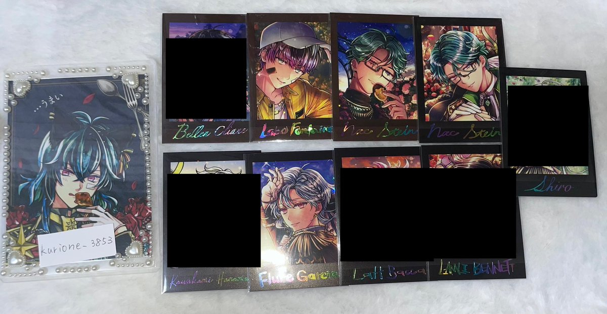 Kurione_3853's tweet photo. «交換»
悪魔執事と黒い猫 あくねこ ぱしゃこれPREMIUM vol.3 ぱしゃプレ

求)バスティン
譲)ベリアン ロノ ハウレス フェネス アモン ルカス ミヤジ ハナマル ユーハン テディ ベレン ナック 1枚目レア

ハウレス各絵柄+4枚有り

Alt有り

郵送のみ

お気軽にお声掛けください🎀 https://t.co/vhbb7jPotz