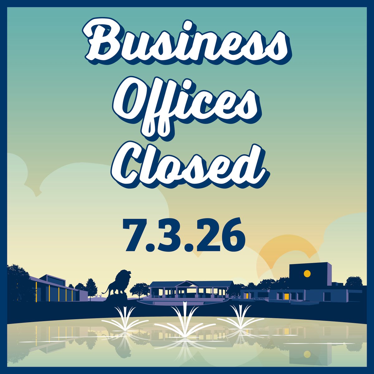 etamuniversity's tweet photo. #ETAMU business offices are now closed for Independence Day. We will return to regular operations on Monday, July 6, at 8 a.m. https://t.co/SEpDuWgmdi