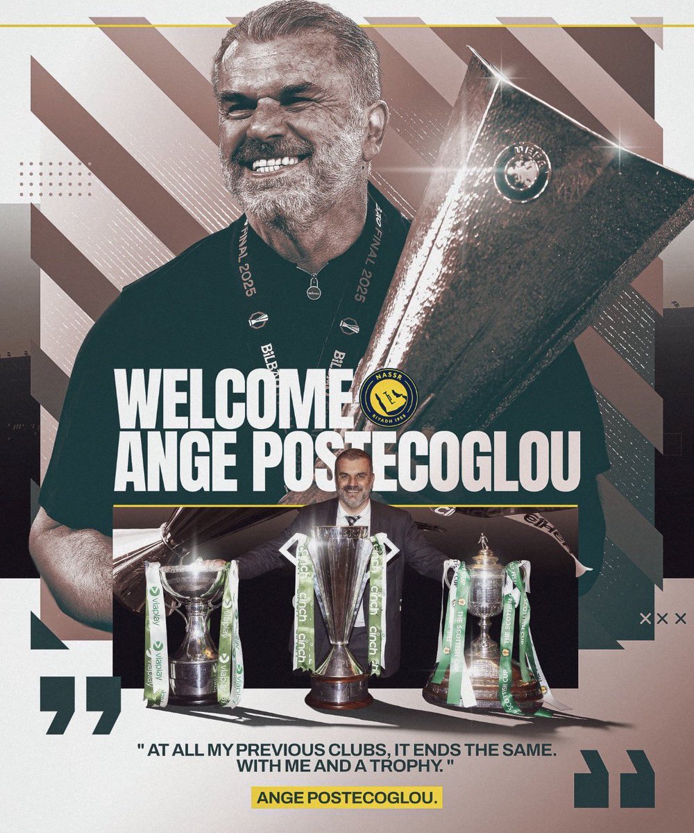fccertain's tweet photo. 🚨 OFFICIAL: #AlNassr have confirmed Ange Postecoglou as their new Head Coach 🇸🇦

We're getting Cristiano Ronaldo playing Angeball before GTA VI 🤩 
@FabrizioRomano https://t.co/8ED5X8plTm