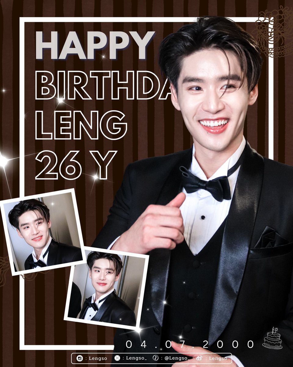 LengTNPOfficial's tweet photo. 𝐇𝐚𝐩𝐩𝐲 𝐁𝐢𝐫𝐭𝐡 𝐃𝐚𝐲 𝐋𝐞𝐧𝐠 𝐓𝐡𝐚𝐧𝐚𝐩𝐡𝐨𝐧

🩵สุขสันต์วันคล้ายวันเกิดครบ 26ปี 🎂

   ☆ﾟ.*･｡ﾟ *:･ﾟ★  ★｡･ ｡･:･ﾟ☆ ｡･:★

   ขอบคุณความพยายามและความตั้งใจในทุกๆเรื่องที่น้องเล้งทำ ปีนี้ขอให้น้องเล้งมีความสุขมากๆ เต็มไปด้วยความรักจากคนที่รัก และมีคนรักและซัพพอร์ตเพิ่มขึ้น ร่างกายและจิตใจแข็งแรง ผ่านอุปสรรคทุกอย่างทุกเรื่องไปได้อย่างดี และขอให้น้องเล้งเต็มไปด้วยรอยยิ้มในทุกๆวัน 🫶🏻
     
@Lengso_ 

 HAPPYBD LENG 26TH
#GrowingWithLeng26

#LengThanaphon