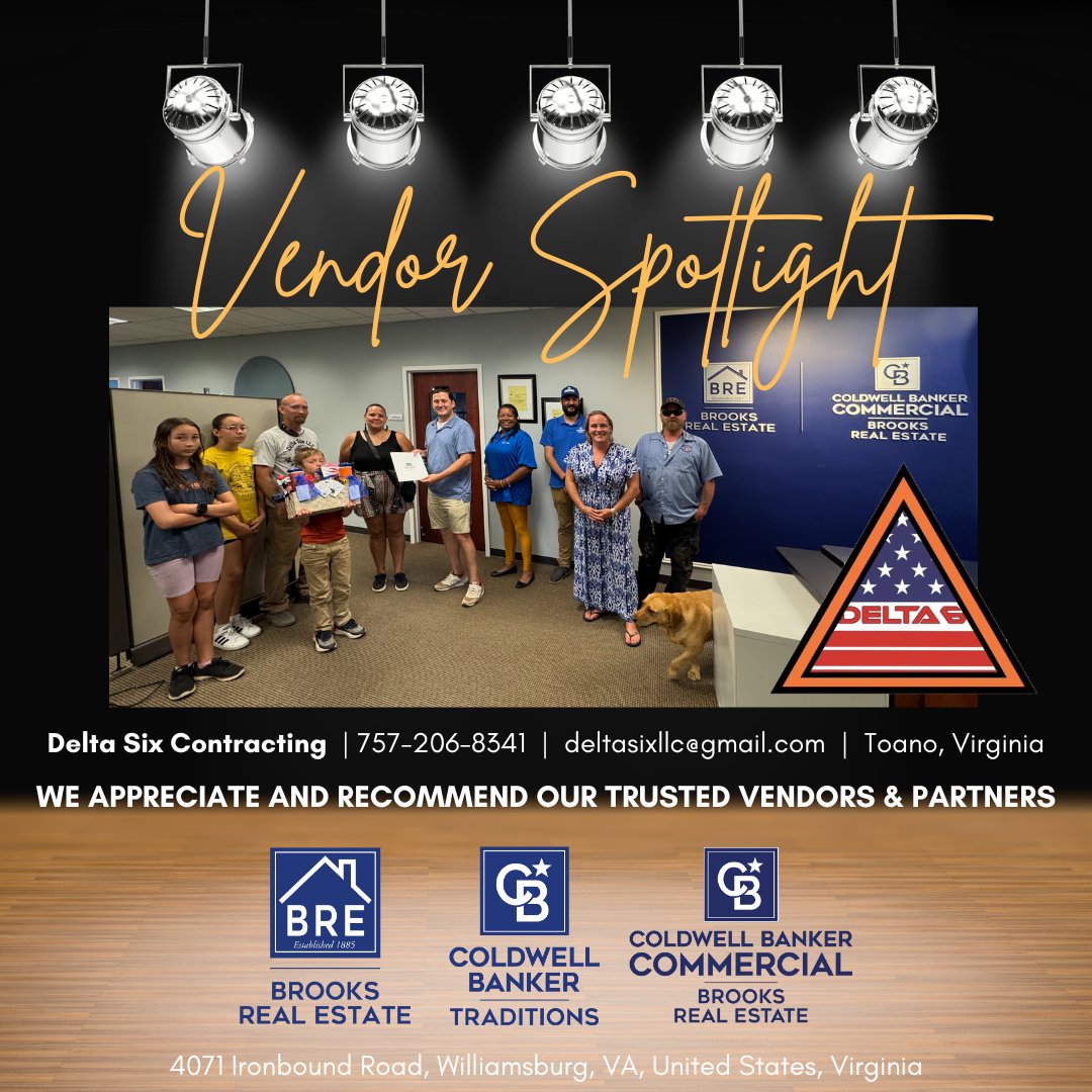 cbtraditions's tweet photo. Congratulations to Delta Six LLC, our July Vendor Spotlight! We appreciate Brandon and his team for their reliability, professionalism, and proactive approach to solving problems—consistently delivering quality workmanship, from major renovations to everyday repai https://t.co/hkSyAKBAS5