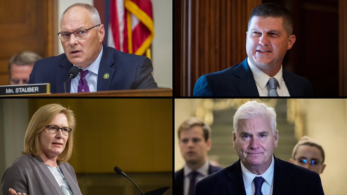 proj_true_north's tweet photo. All four Republican House Representatives from Minnesota voted for Trump’s Big Beautiful Bill and cheered its passage.

Pete Stauber said it would “deliver a new Golden Age for the American people.”

Brad Finstad said it “delivers exactly what Americans voted for.”

Michelle Fischbach wrote that it “is good for all Minnesotans.”

Tom Emmer said, “this bill secures historic wins for every American.”

Now, almost a year later, it has gutted Minnesotans’ access to health care, jacked up costs, and given billionaires a tax cut. That’s not what Minnesotans voted for.
