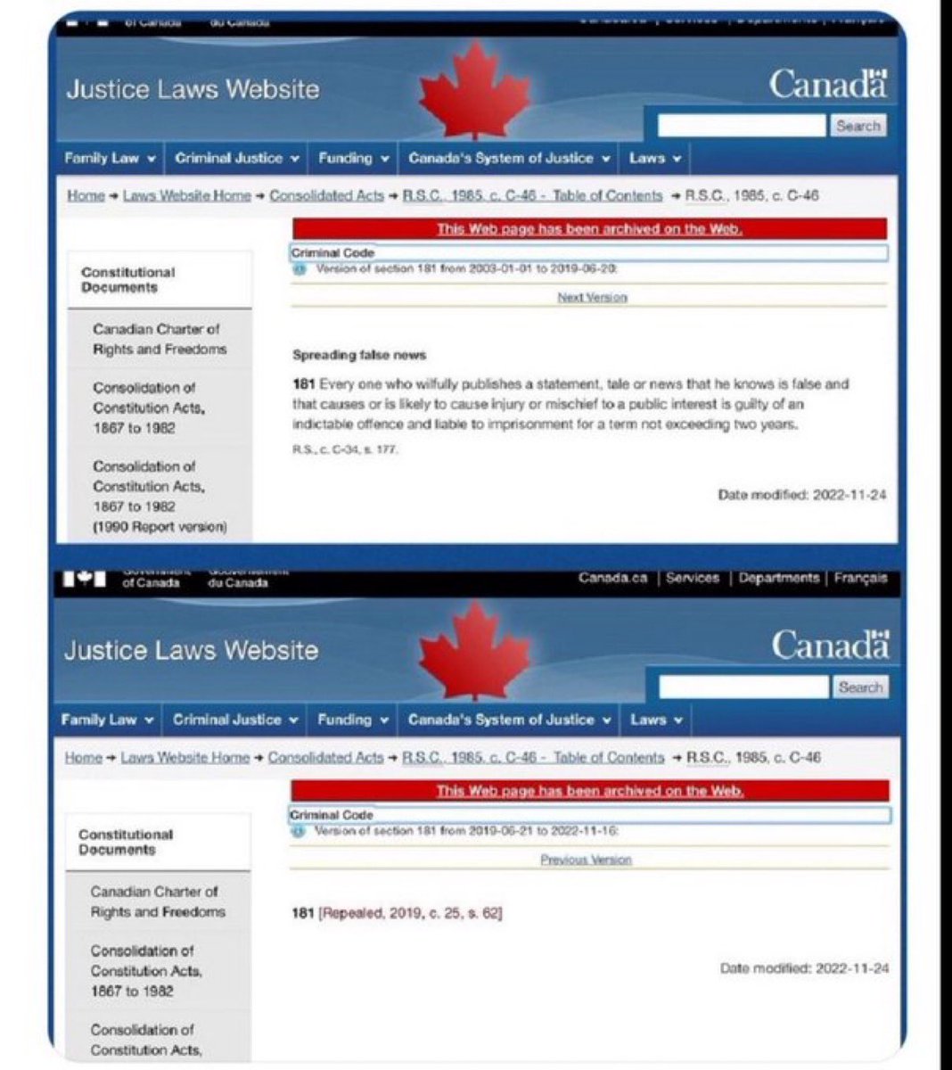 KenCollins1254's tweet photo. @govt_corrupt It's not and that's why I'm reminding Canadians Trudeau made it legal for Liberal Media to lie  and spread misinformation.
Carney didn't repeal any chances made from the "last" Liberal government. He's benefitting from those policies. https://t.co/rl85o8eQof