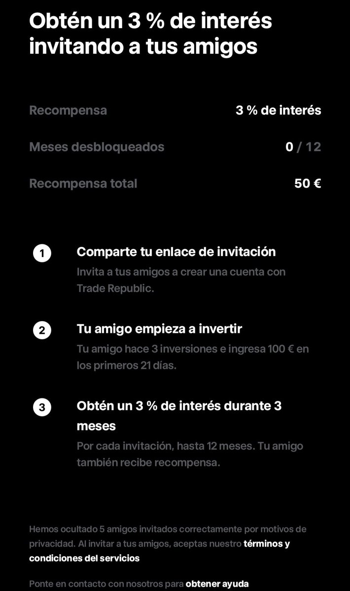 APR_89rock's tweet photo. Quieres ganar un 3% TAE sobre tus ahorros? Llevo casi 1000€ ganados en intereses por tener el dinero guardado en Trade Republic🤑💶.
1) Regístrate siguiendo el link https://t.co/ZVClrpbnxj
2) Sigue los pasos de la captura.
3) Gana un 3% TAE hasta 50000€ https://t.co/R2ZjkFZrh1