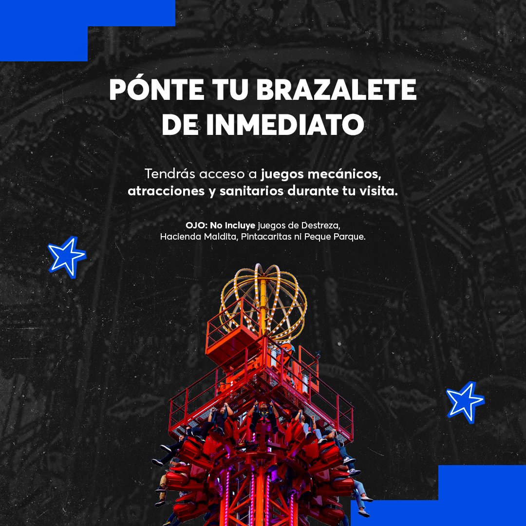 Ticketmaster_Me's tweet photo. El origen de la diversión comienza en @AztlanFeria 💜🎢⁣

📲🎟️ Presenta tu boleto digital para canjearlo por tu brazalete en taquillas o tiendas de souvenirs del parque. 

🤩🎢⁣ Vive grandes momentos de diversión comprando tus boletos desde tu celular 👇
https://t.co/BKopJobMEP https://t.co/9TyLw3kNfx