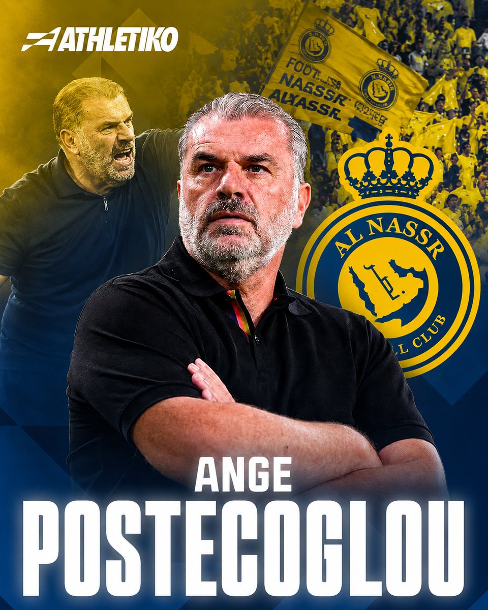 athletiko_gr's tweet photo. 🤯🇸🇦 ΟΧΙ, ΔΕΝ ΕΙΝΑΙ ΨΕΜΑ!

💥 Ο Άγγελος Ποστέκογλου είναι ο νέος προπονητής του Κριστιάνο Ρονάλντο!

✍️ Σε μία είδηση που ήρθε από το... πουθενά, η Αλ Νασρ ανακοίνωσε την έναρξη της συνεργασίας της με τον Ελληνοαυστραλό τεχνικό, ο οποίος υπέγραψε συμβόλαιο διάρκειας δύο ετών! https://t.co/kvuuCknVOI
