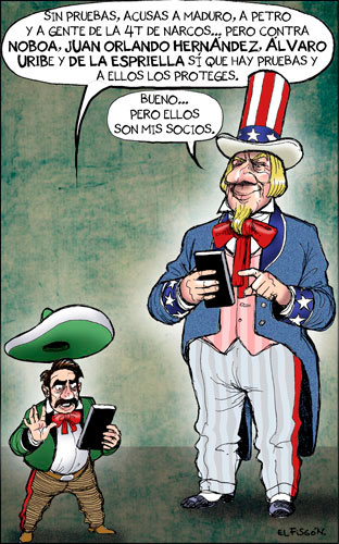 lajornadaonline's tweet photo. ✏️ #MonerosLaJornada | Mister amigou, cartón de @fisgonmonero
https://t.co/MKXRbQ1708 https://t.co/gKsfuwYyM0
