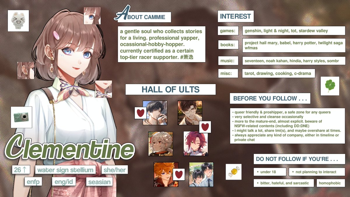 kidungprosa's tweet photo. I just finished making my FCV!! Moots please read this okaaay! I hope you'll still comfortable enough to befriend me! https://t.co/mjSMPi4Thh