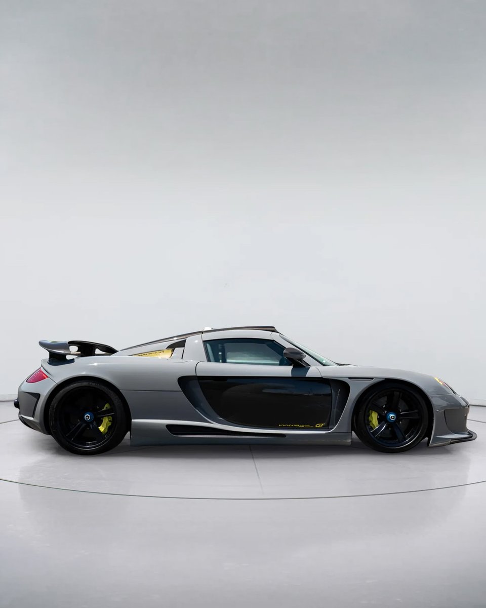 duPontREGISTRY's tweet photo. 2004 Gemballa Mirage GT | Now available

This example is Chassis 24 of just 25 produced worldwide and, more significantly, the final Mirage GT ever completed by Gemballa. Built from a concours-condition Porsche Carrera GT donor, it represents the ultimate expression of one of Porsche's greatest analog masterpieces.

Accompanied by complete build documentation detailing its transformation, this Mirage GT has covered just 100 miles since conversion and is presented in exceptional concours-level condition. Beneath its bespoke coachwork remains Porsche's legendary 5.7-liter naturally aspirated V10, six-speed manual transmission, and carbon fiber monocoque, elevated through Gemballa's engineering into something even more exclusive and visceral.

Few modern supercars possess this level of rarity, provenance, and historical significance. Fewer still can claim to be the final chapter of an automotive legend.

Learn more: https://t.co/1z1H4oVOwh