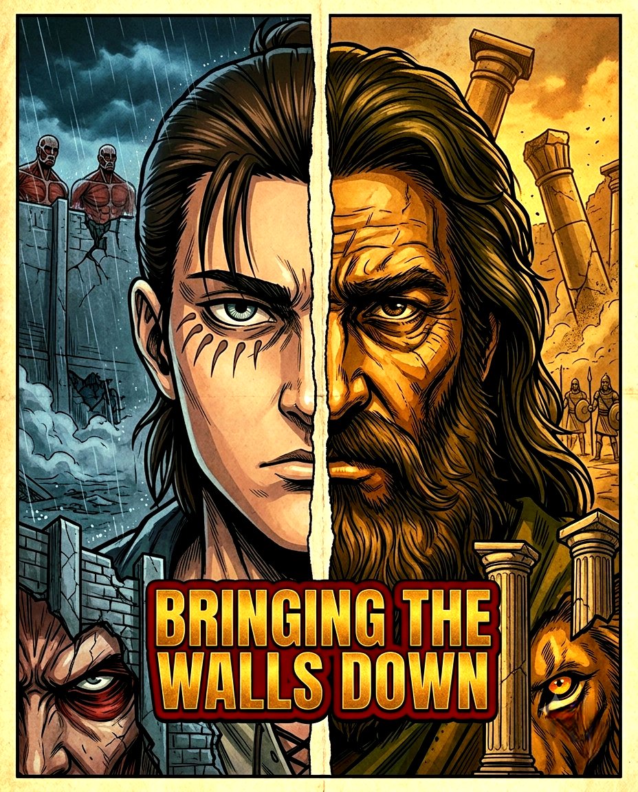 RagnokCAGE's tweet photo. Bringing The Walls Down!!

#god #faith #christian #aot #attackontitan https://t.co/jBYBs2E2Zd